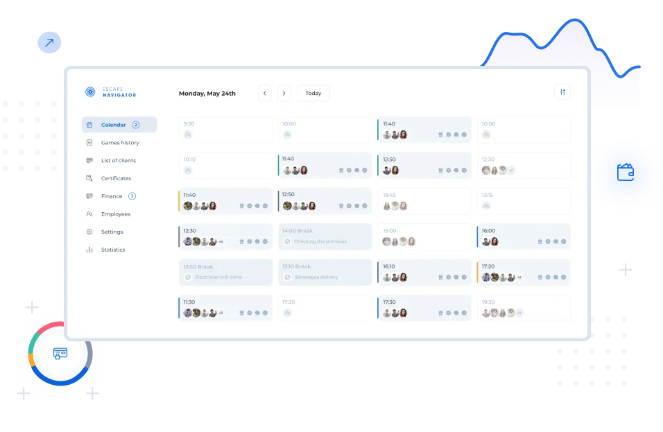 CRM-systeem <br/> en online boekingswidgets